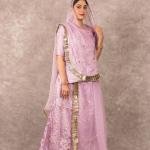 Lilac Aari Sequins Work Rajputi Poshak Set (Unstitched) | Pure Georgette Odhna | Jaipurio Ethnic Wear